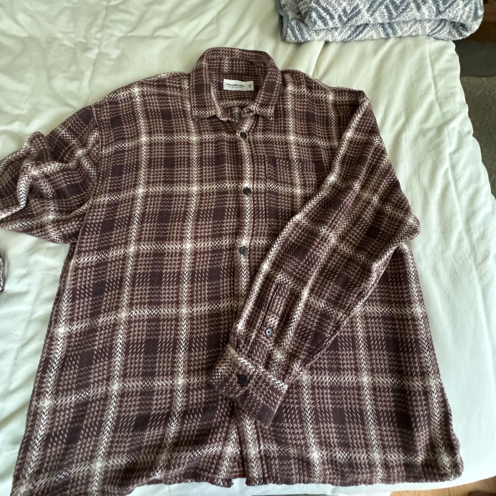 Abercrombie Woven Flannel Long Sleeve